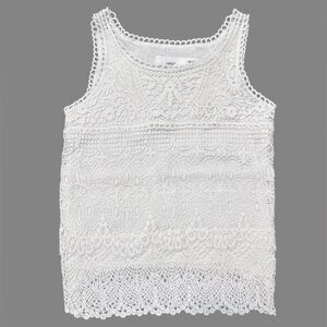 H&M | Girls Sleeveless Embroidered Top | Size 4-6Y | NWT | BRAND NEW